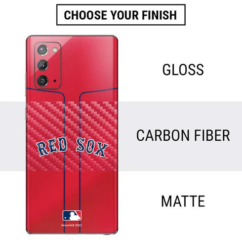 MLB Boston Red Sox Alternate/Away Jersey Galaxy Note20 5G Skin